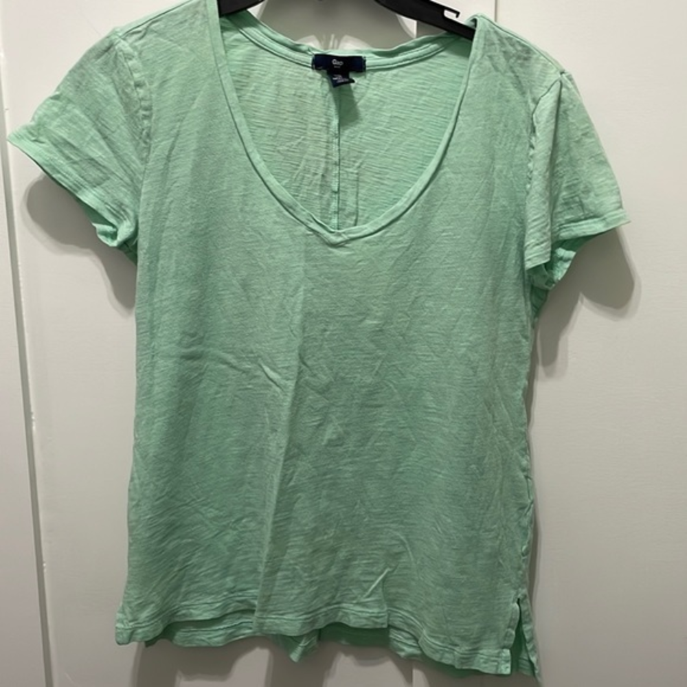 GAP XS Seagreeen Staple Shirt | 100%‎ Cotton